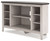 Dorrinson Two-tone Corner TV Stand/Fireplace Opt