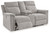 Barnsana Ash Dbl Power Reclining Loveseat With Console