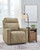 Next-gen Durapella Sand Power Recliner / Adj Headrest