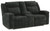 Martinglenn Ebony Dbl Reclining Loveseat W/Console