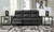 Axtellton Carbon Power Reclining Sofa Faux Leather Axtellton Carbon Power Reclining Sofa Faux Leather