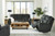 Martinglenn Ebony 3 Pc. Reclining Sofa, Reclining Loveseat, Rocker Recliner