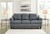 Genoa Steel Sofa Leather Match