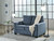 Rannis Navy 2 Pc. Twin Sofa Sleeper, Rocker Recliner