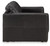 Amiata Onyx Loveseat Leather Match