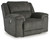 Keensburg Smoke Wide Seat Power Recliner Fabric