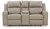 Lavenhorne Pebble Dbl Reclining Loveseat W/Console Faux Leather