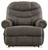 Camera Time Gunmetal Zero Wall Recliner Faux Leather