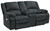 Draycoll Slate Dbl Reclining Power Loveseat W/Console Fabric
