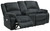 Draycoll Slate Dbl Reclining Power Loveseat W/Console Fabric