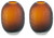 Embersen Amber Vase (Set of 2) 7.75"