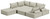 Bales Taupe 7-Piece Modular Seating