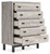Vessalli Black / Gray Five Drawer Wide Chest
