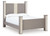 Surancha Gray Queen Poster Bed
