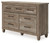 Yarbeck Sand Seven Drawer Dresser