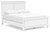 Fortman White Queen Panel Bed