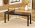 Owingsville Black / Brown Large Dining Room Bench