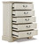 Arlendyne Antique White Five Drawer Chest Arlendyne Antique White Five Drawer Chest