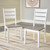 Nollicott Whitewash / Light Gray 7 Pc. Butterfly Extension Table, 6 Side Chairs