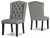 Jeanette Gray Dining Uph Side Chair (Set of 2)
