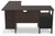 Camiburg Warm Brown 2-Piece Home Office Desk