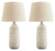 Willport Off White Ceramic Table Lamp (Set of 2)