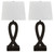 Markellton Black Poly Table Lamp (Set of 2) Markellton Black Poly Table Lamp (Set of 2)