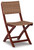 Safari Peak Brown Chairs W/Table Set (Set of 3)