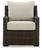 Brook Ranch Brown Lounge Chair With Cushion Brook Ranch Brown Lounge Chair With Cushion