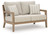 Hallow Creek Driftwood Loveseat With Cushion