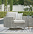 Seton Creek Gray Swivel Lounge With Cushion