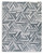 Adalock Gray / Cream Large Rug