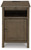 Treytown Grayish Brown Chair Side End Table