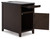 Devonsted Dark Brown Chair Side End Table