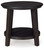 Celamar Dark Brown Round End Table