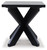 Joshyard Black Square End Table