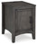 Montillan Grayish Brown Chair Side End Table
