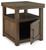 Boardernest Brown Rectangular End Table