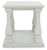 Arlendyne Antique White Rectangular End Table