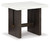 Burkhaus White/dark Brown Rectangular End Table