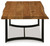 Fortmaine Brown / Black Rectangular Cocktail Table
