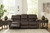 Leesworth Dark Brown 3 Pc. Power Reclining Sofa, Loveseat, Rocker Recliner