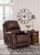 Freyeburg Walnut Zero Wall Power Recliner
