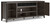 Montillan Grayish Brown Xl TV Stand With Fireplace Option