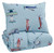 Mcallen Blue Full Quilt Set