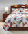 Layne Gray / Orange Full Coverlet Set