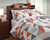 Layne Gray / Orange Full Coverlet Set