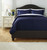 Raleda Navy King Coverlet Set
