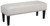 Beauland Ivory Accent Bench Button Tufting