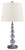 Joaquin Clear / Silver Finish Crystal Table Lamp (Set of 2)